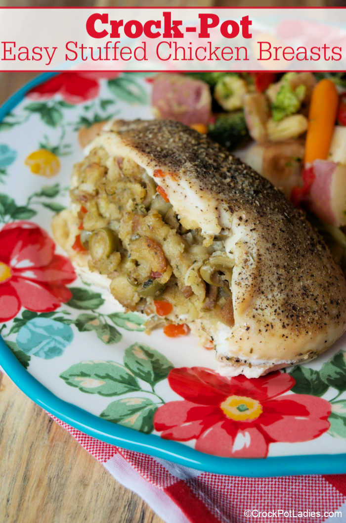 Crock-Pot Easy Stuffed Chicken Breasts