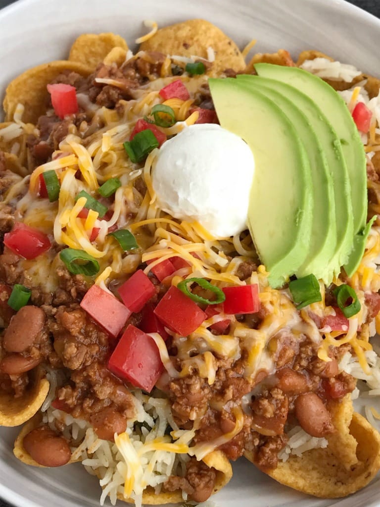 Crock Pot Fritos Taco Bowls