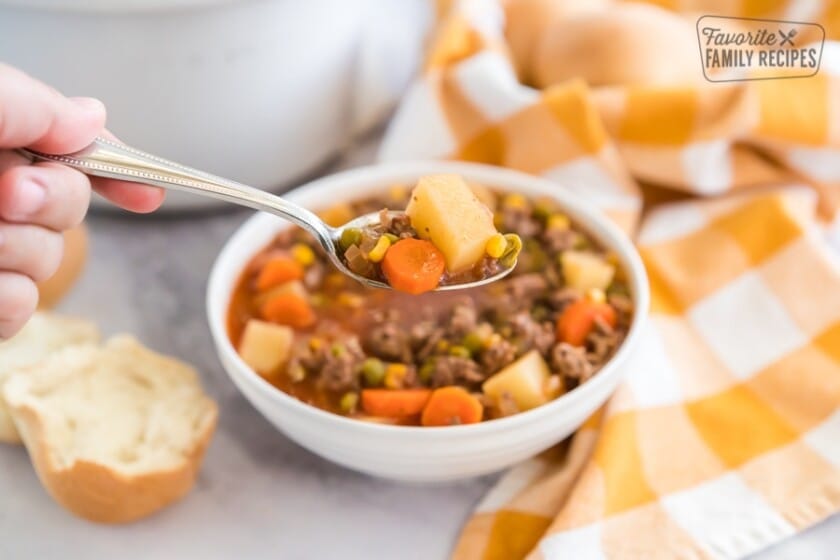 Crock Pot Vegetable Beef Soup