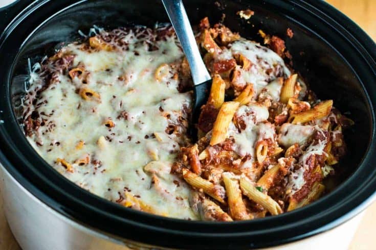 Crockpot Baked Ziti