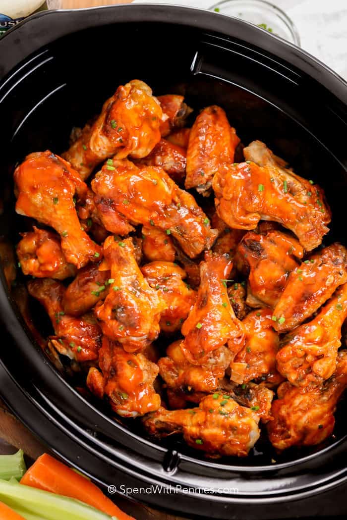 Crockpot Buffalo Chicken Wings