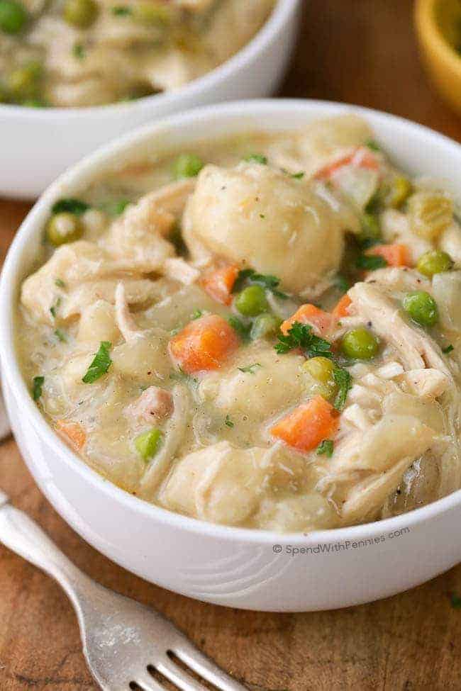 Crockpot Chicken and Dumplings Soup