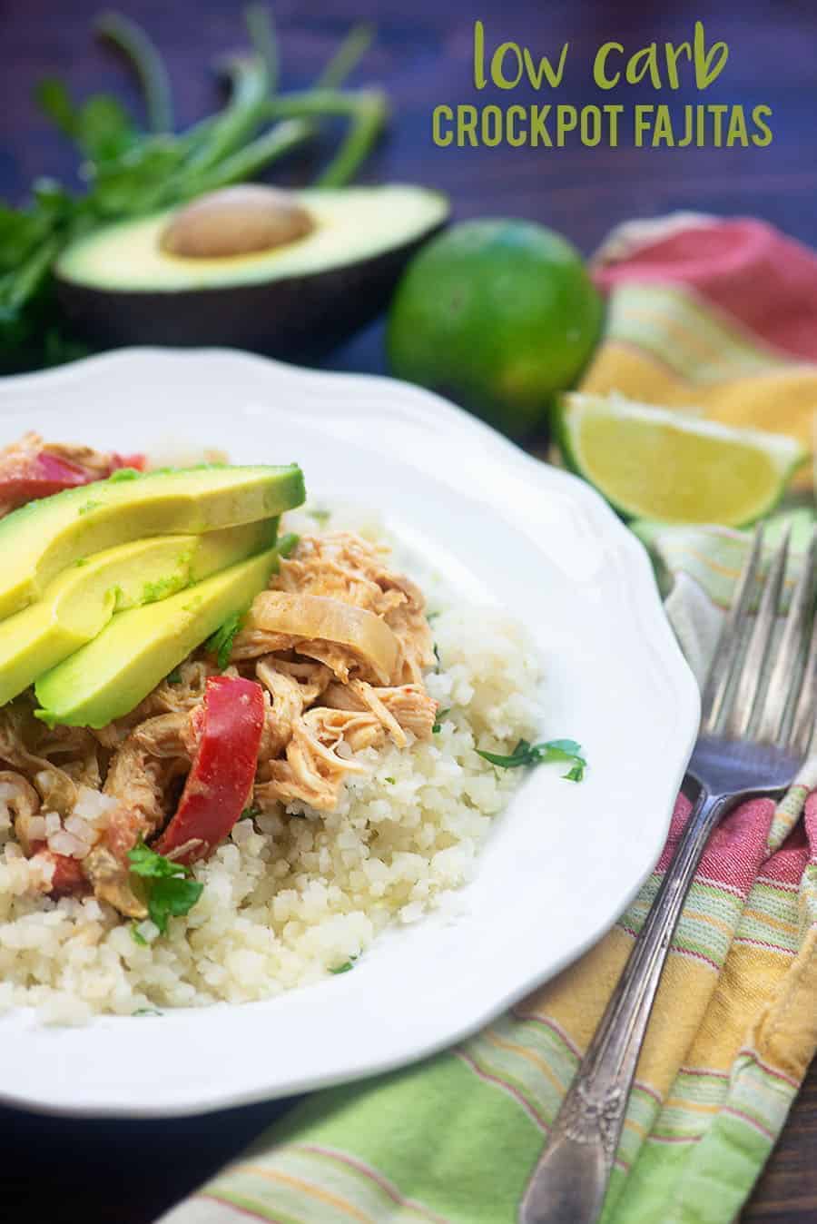 Crockpot Chicken Fajitas