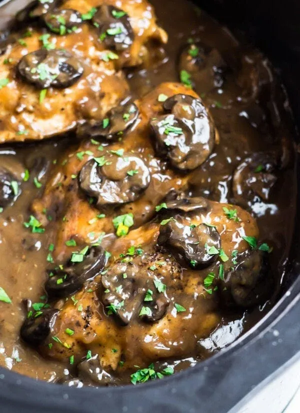Crockpot Chicken Marsala