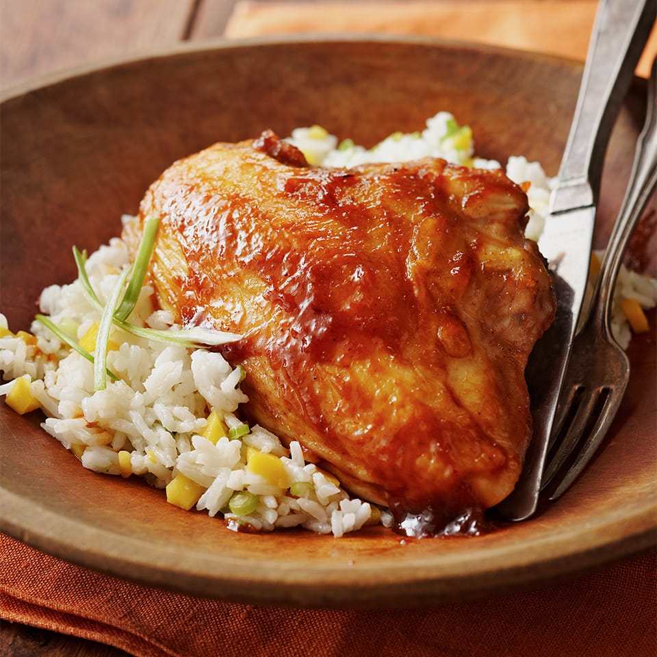 Crockpot Mango-Chutney Chicken