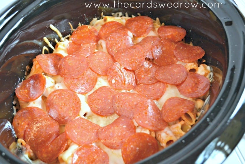 Crockpot Pizza Casserole