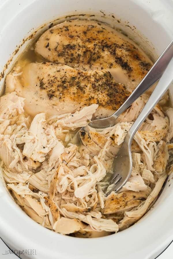Crockpot Shredded Chicken