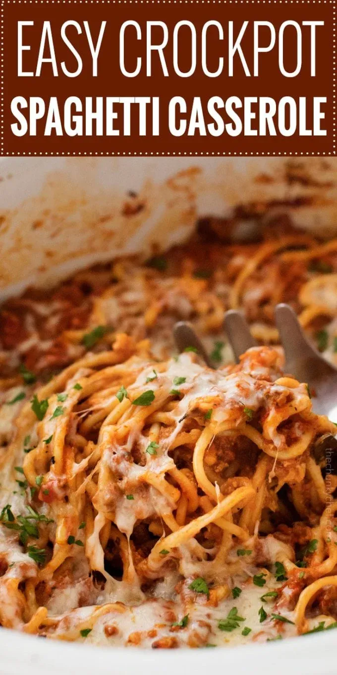 Crockpot Spaghetti Casserole