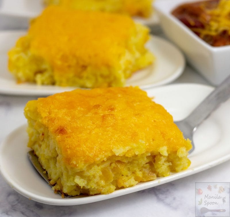 Easy Cheesy Cornbread Casserole