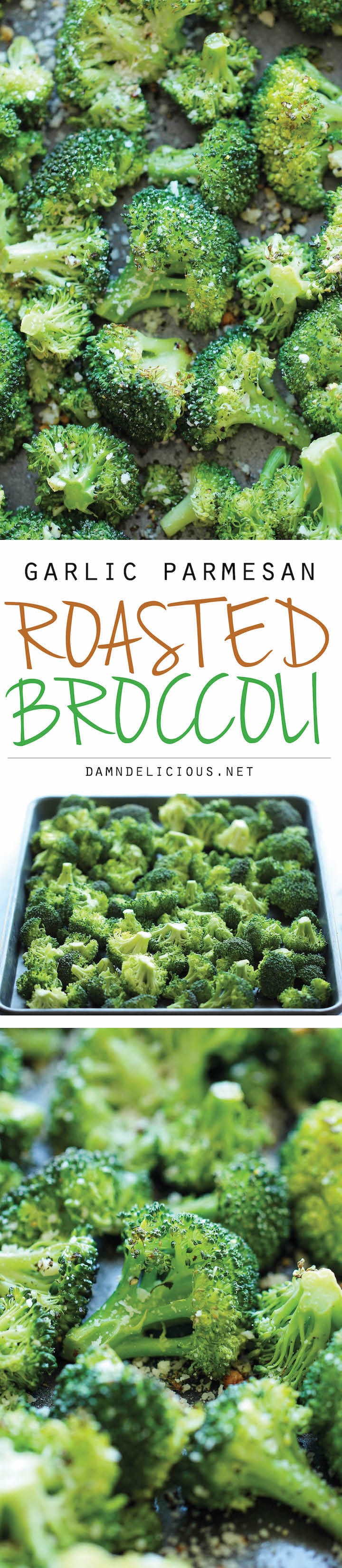 Garlic Parmesan Roasted Broccoli