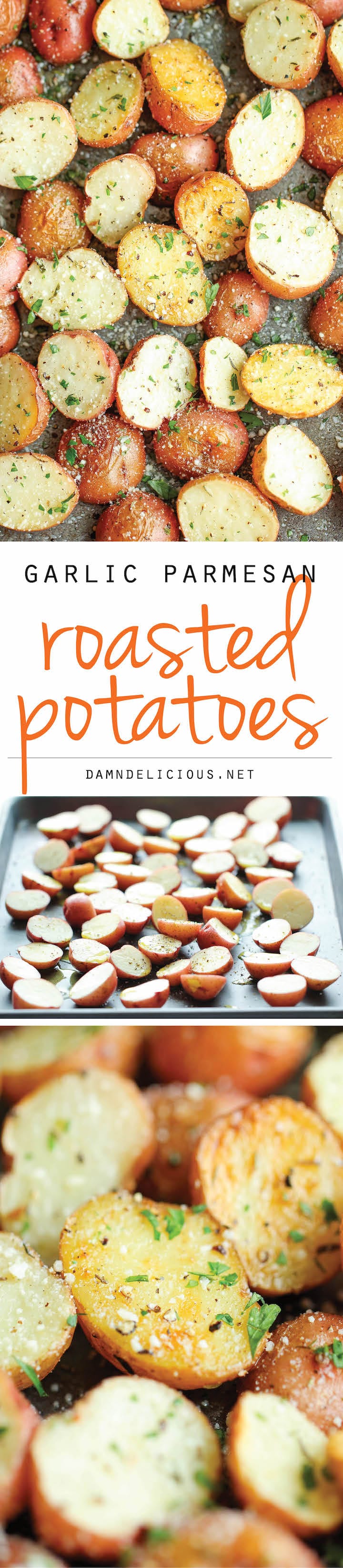 Garlic Parmesan Roasted Potatoes