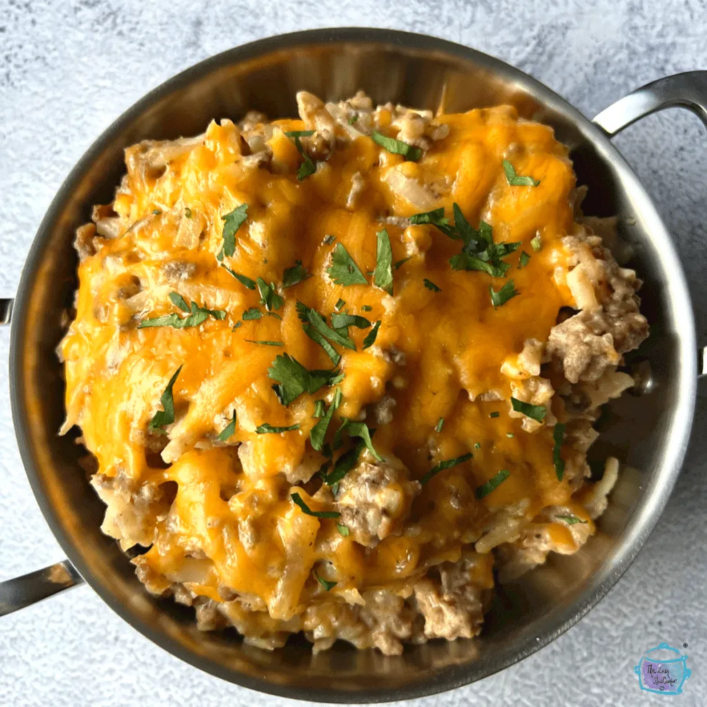 Hamburger Hash Brown Casserole Slow Cooker