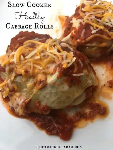 Healthy Crock Pot Cabbage Rolls