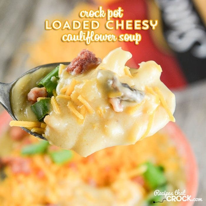 Loaded Cauliflower Soup