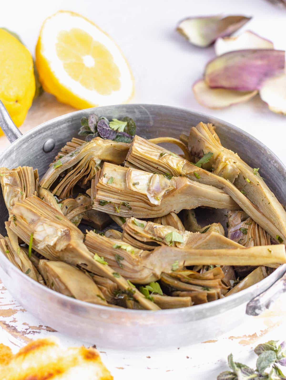 Pan-Fried Artichokes