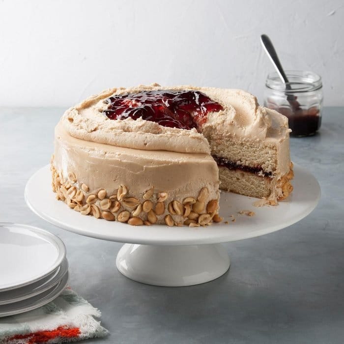 Peanut Butter and Jelly Cake