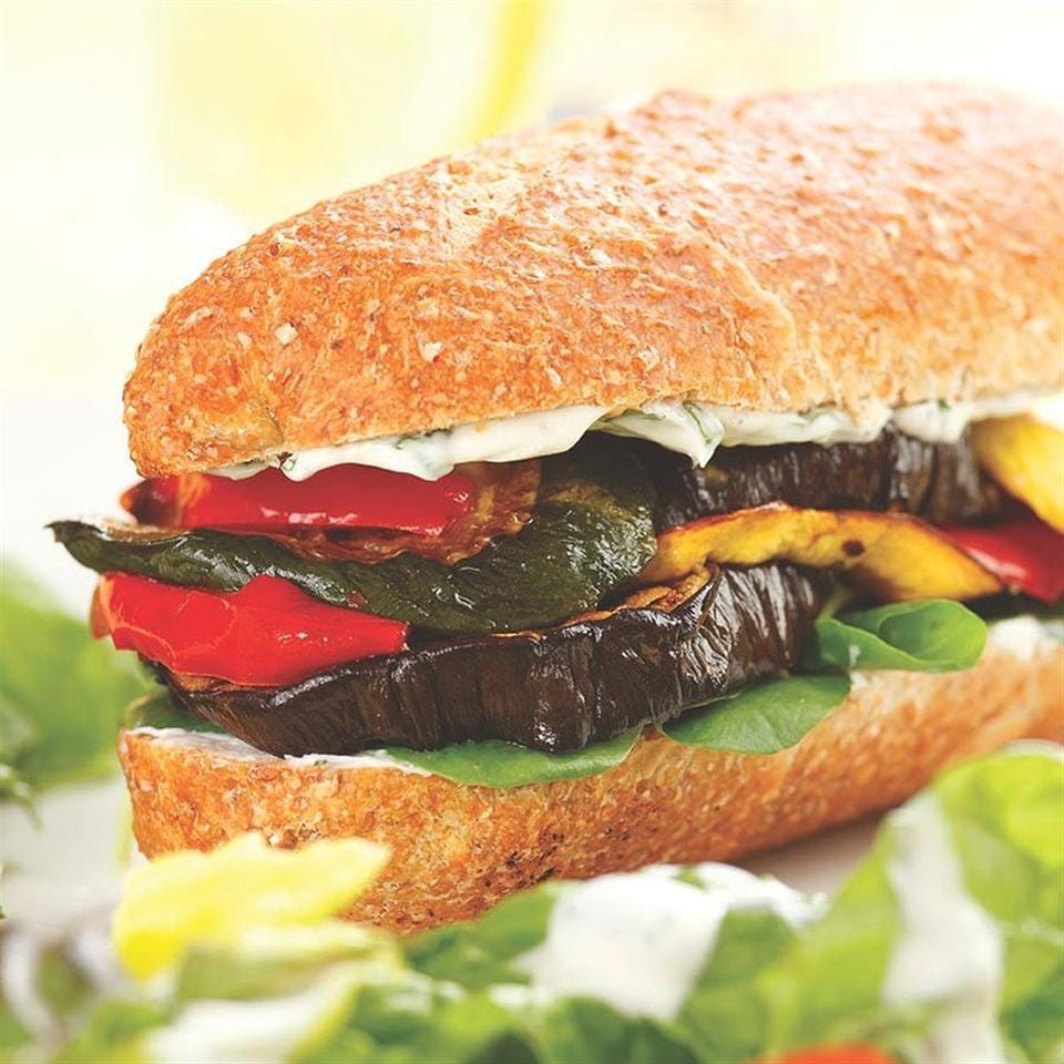 Roasted Veggie Sandwich