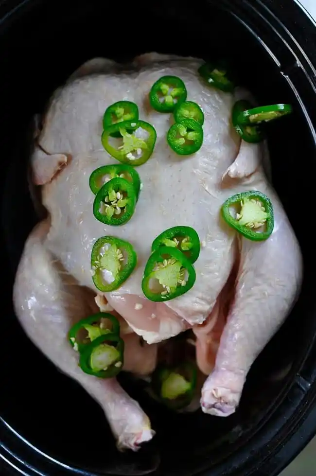 Slow Cooker Caldo de Pollo