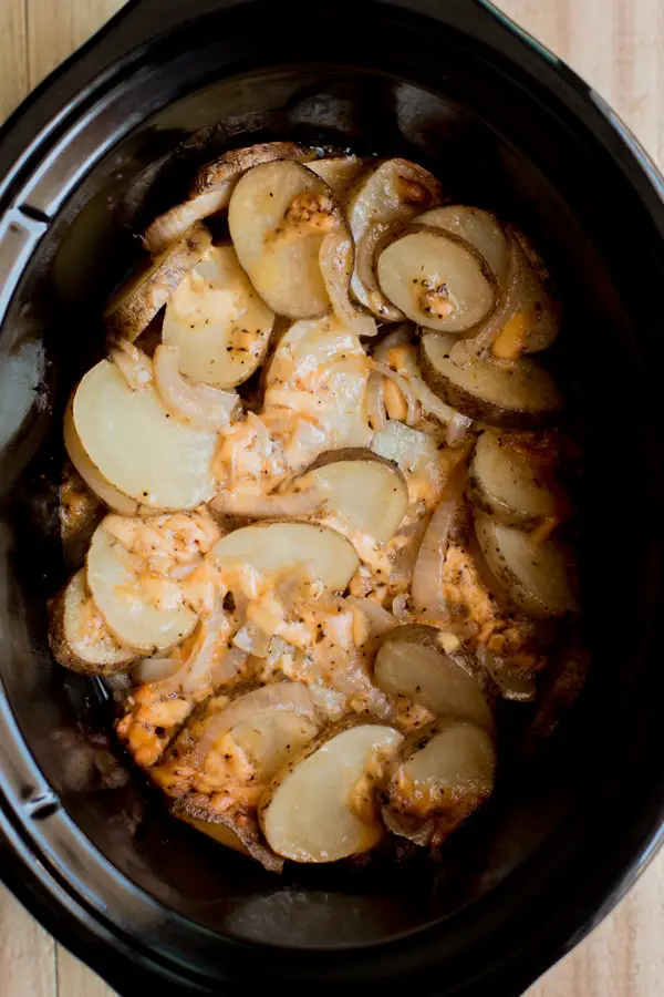 Slow Cooker Campfire Potatoes