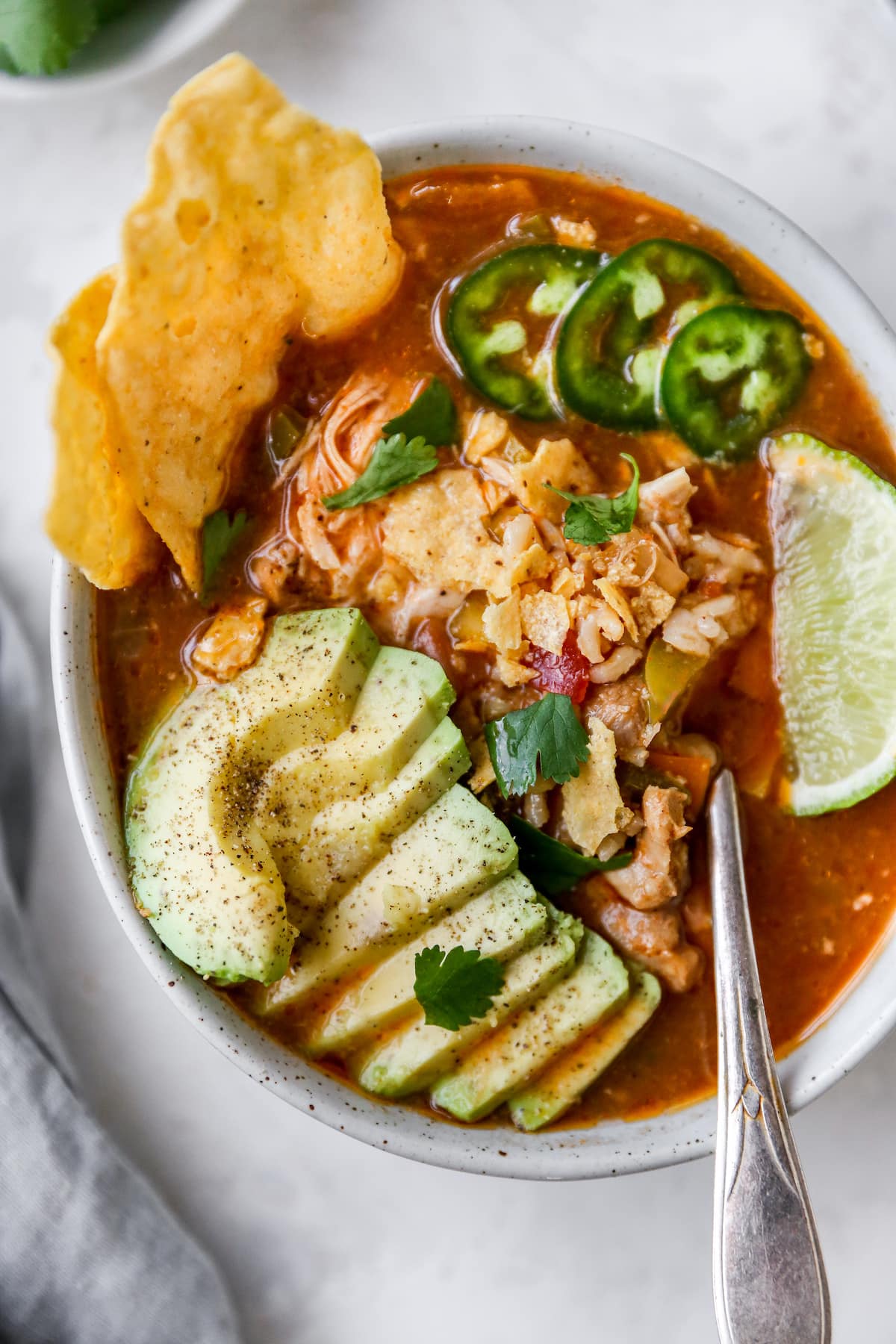 Slow Cooker Chicken Fajita Soup