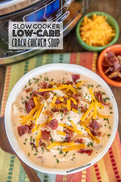 Slow Cooker Crack Chicken Soup