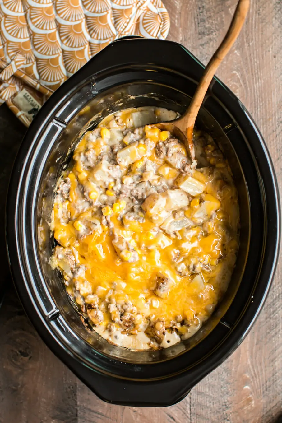 Slow Cooker Hamburger Hash
