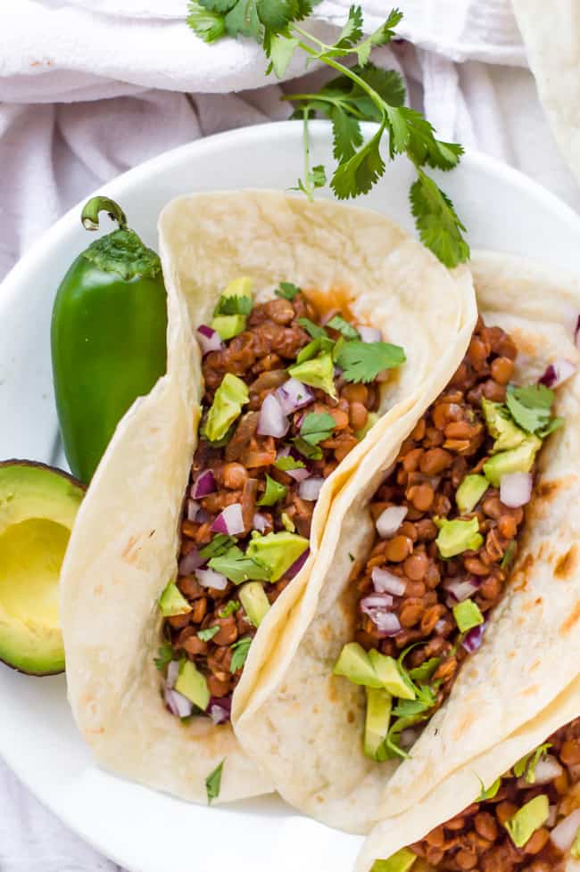Slow Cooker Lentil Tacos
