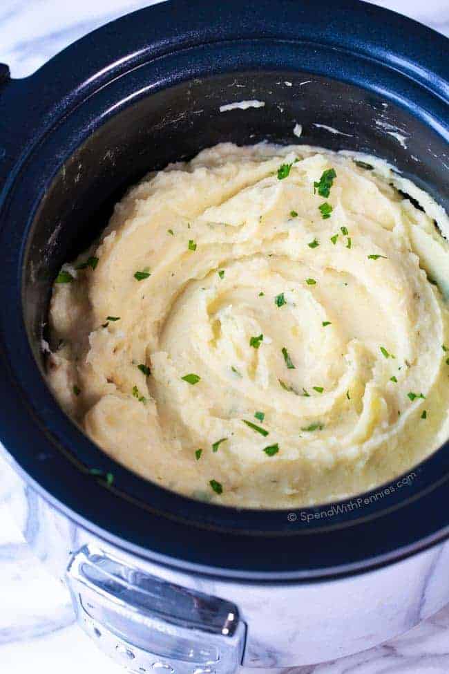 Slow Cooker Mashed Potatoes