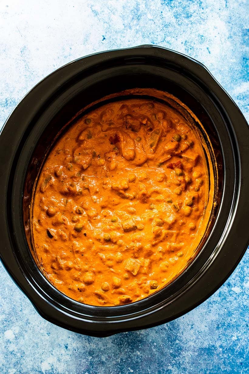 Slow Cooker Potato & Chickpea Tikka Masala