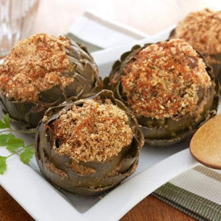 Slow Cooker Stuffed Artichokes