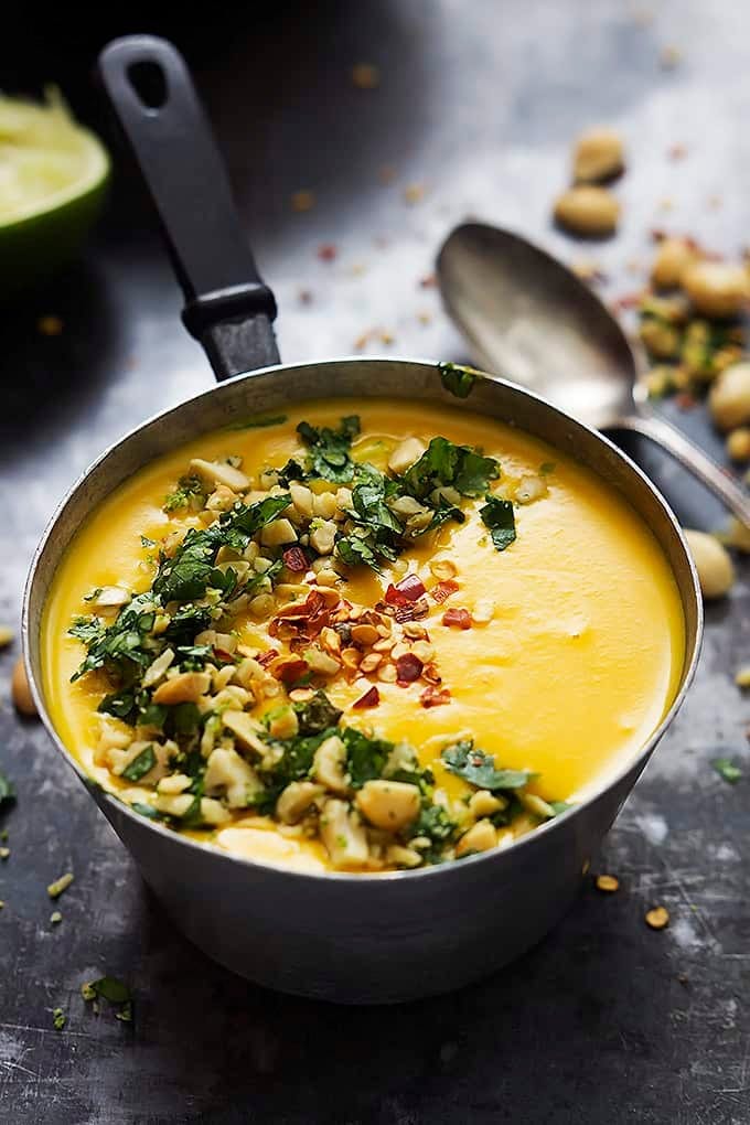 Slow Cooker Thai Butternut Squash Soup