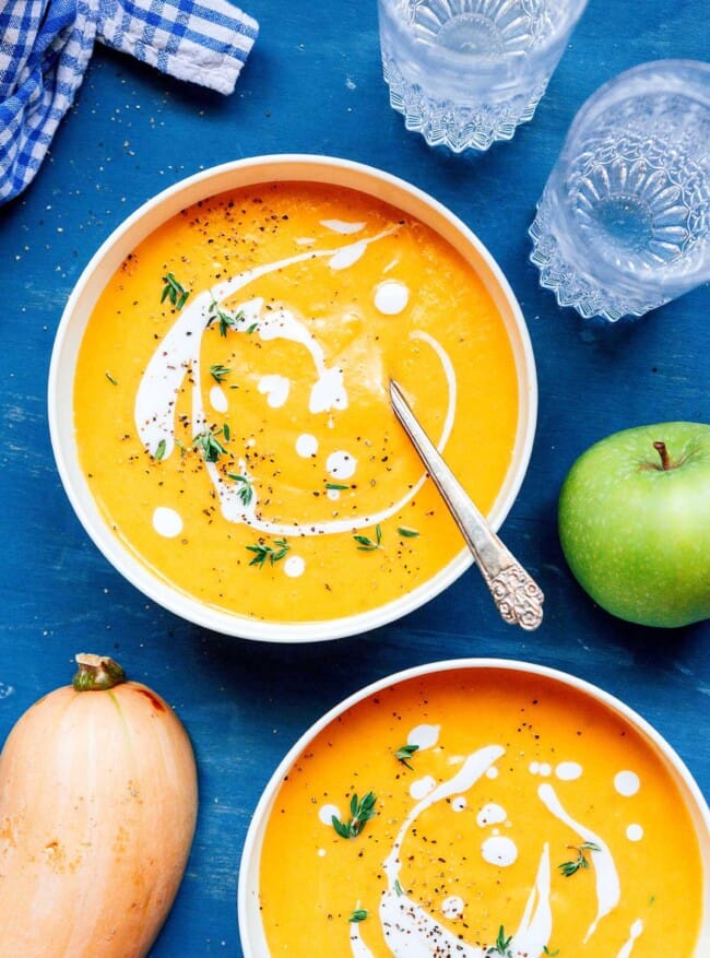 Slow Cooker Vegan Butternut Squash Soup