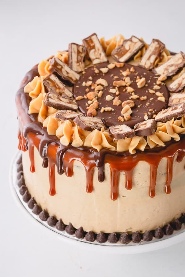 snickers bar cake