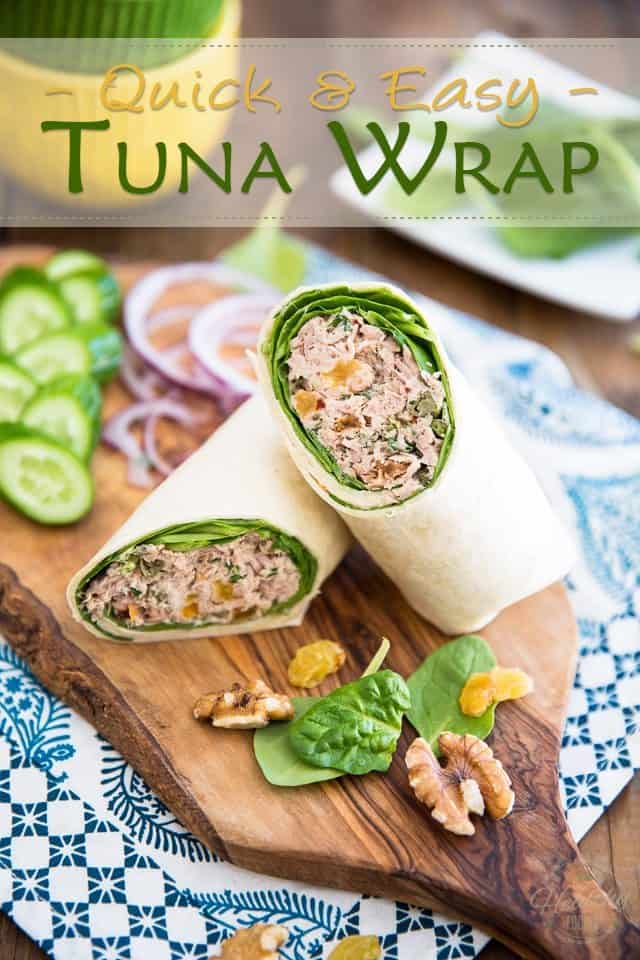 tuna salad wrap