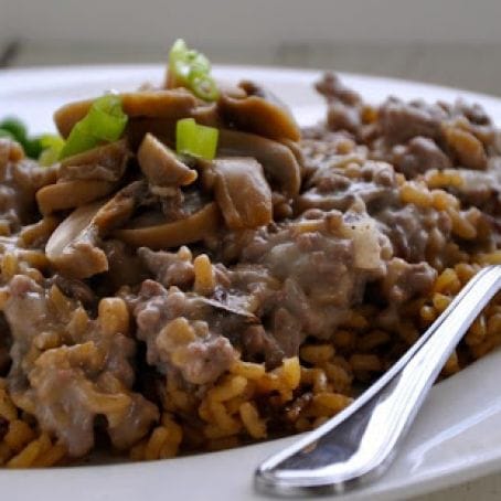 Wild Rice Ground Beef Casserole