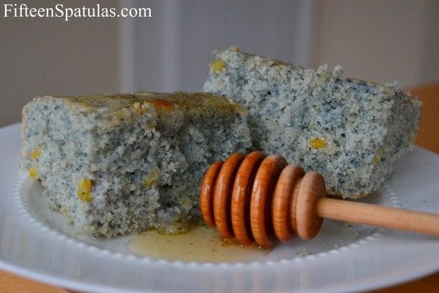 Blue Cornmeal Cornbread