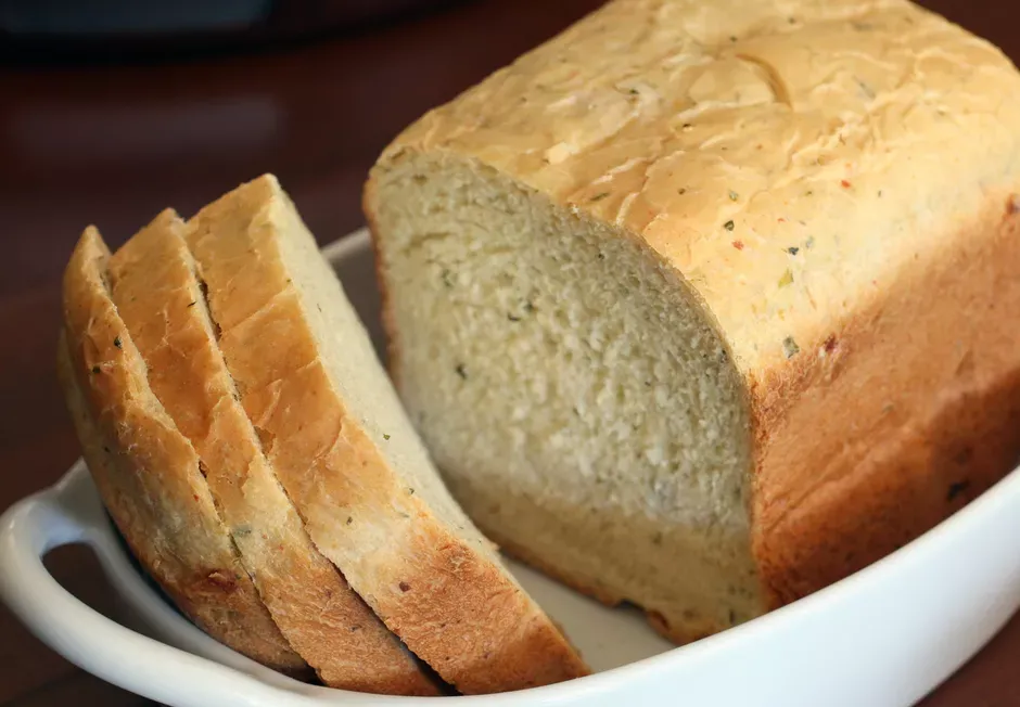 Bread Machine Herb and Parmesan Bread