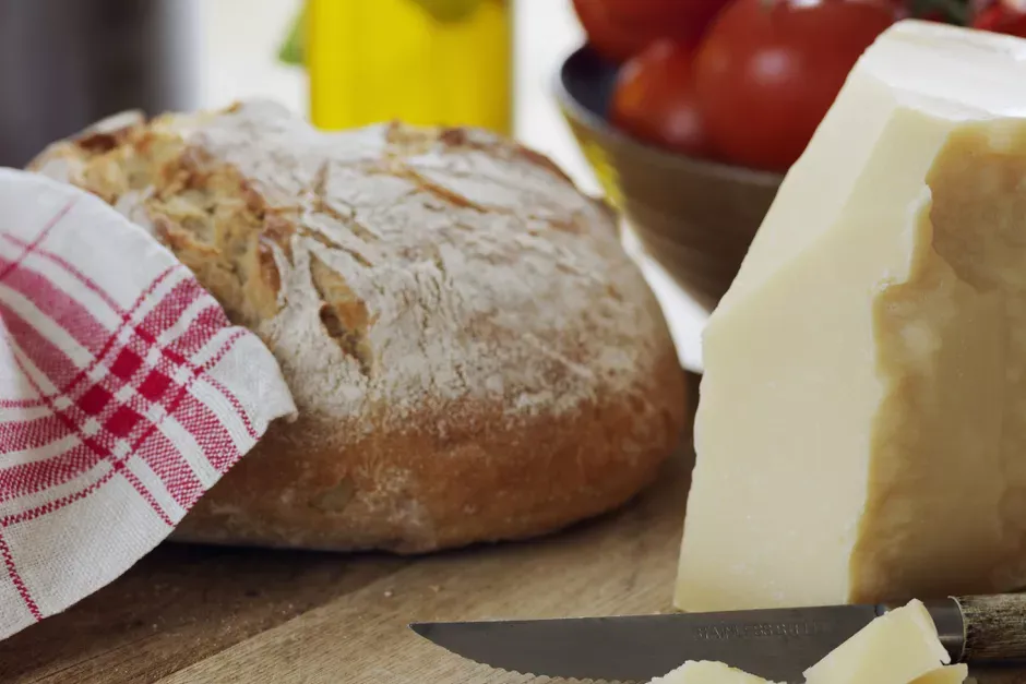 Bread Machine Oregano and Romano Cheese Bread