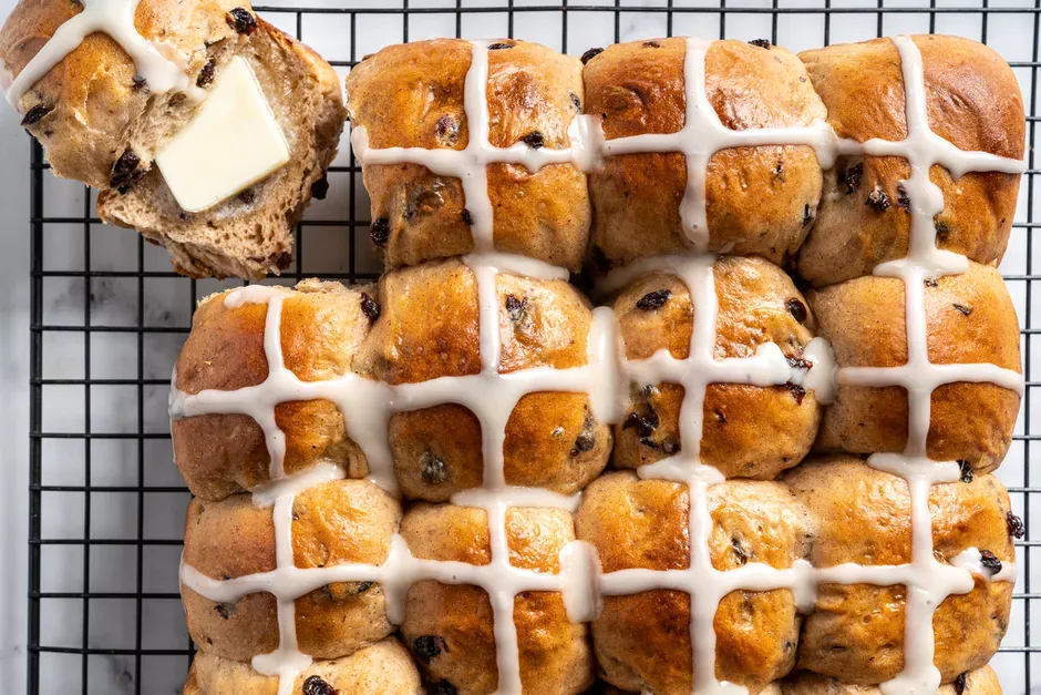 Bread Maker Hot Cross Buns