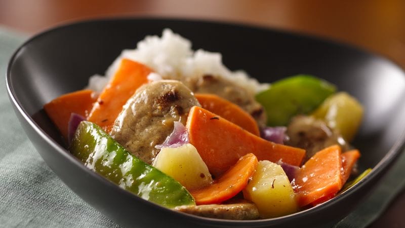 Caribbean Pork and Jasmine Rice