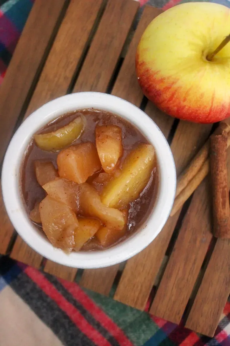 Cracker Barrel Fried Apples Recipe in the Slow Cooker