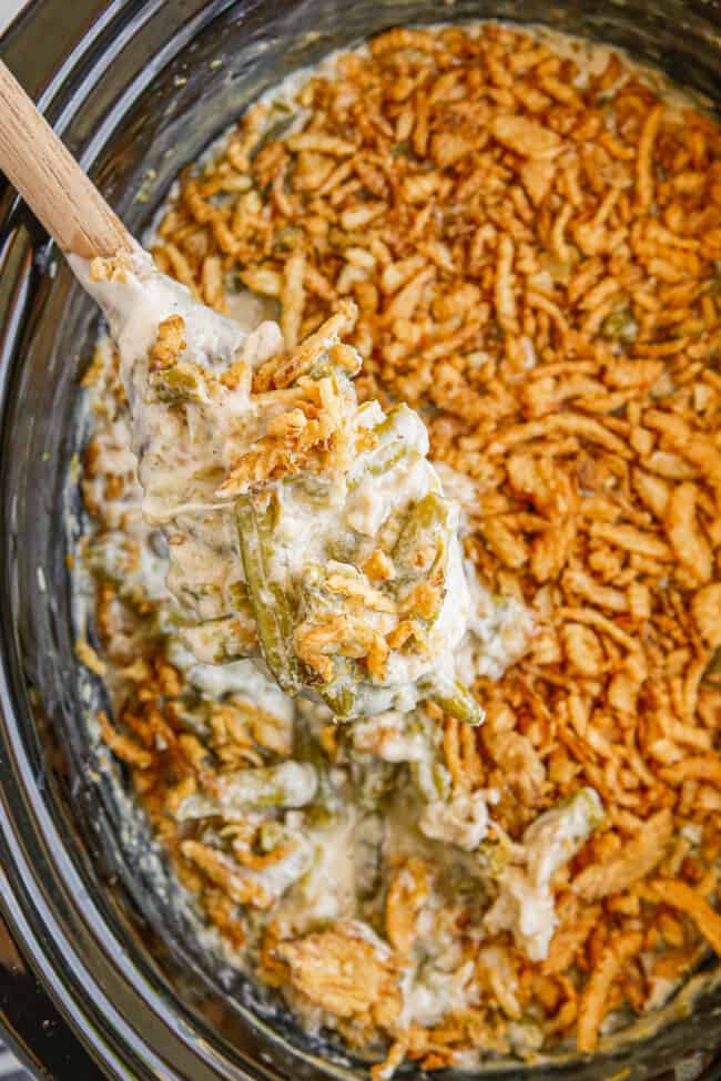 Crockpot Green Bean Casserole