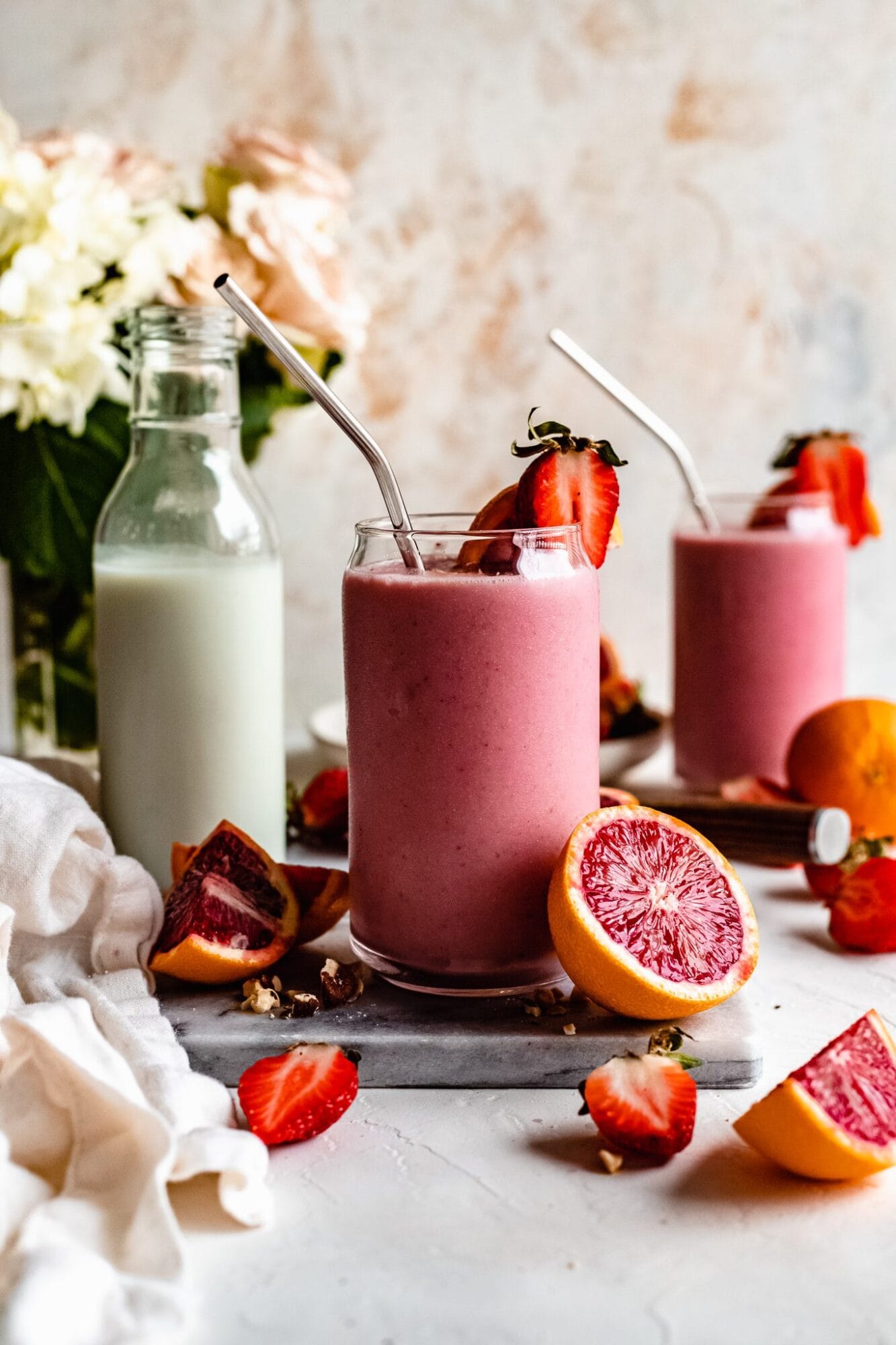 Immune Boosting Strawberry Orange Smoothie