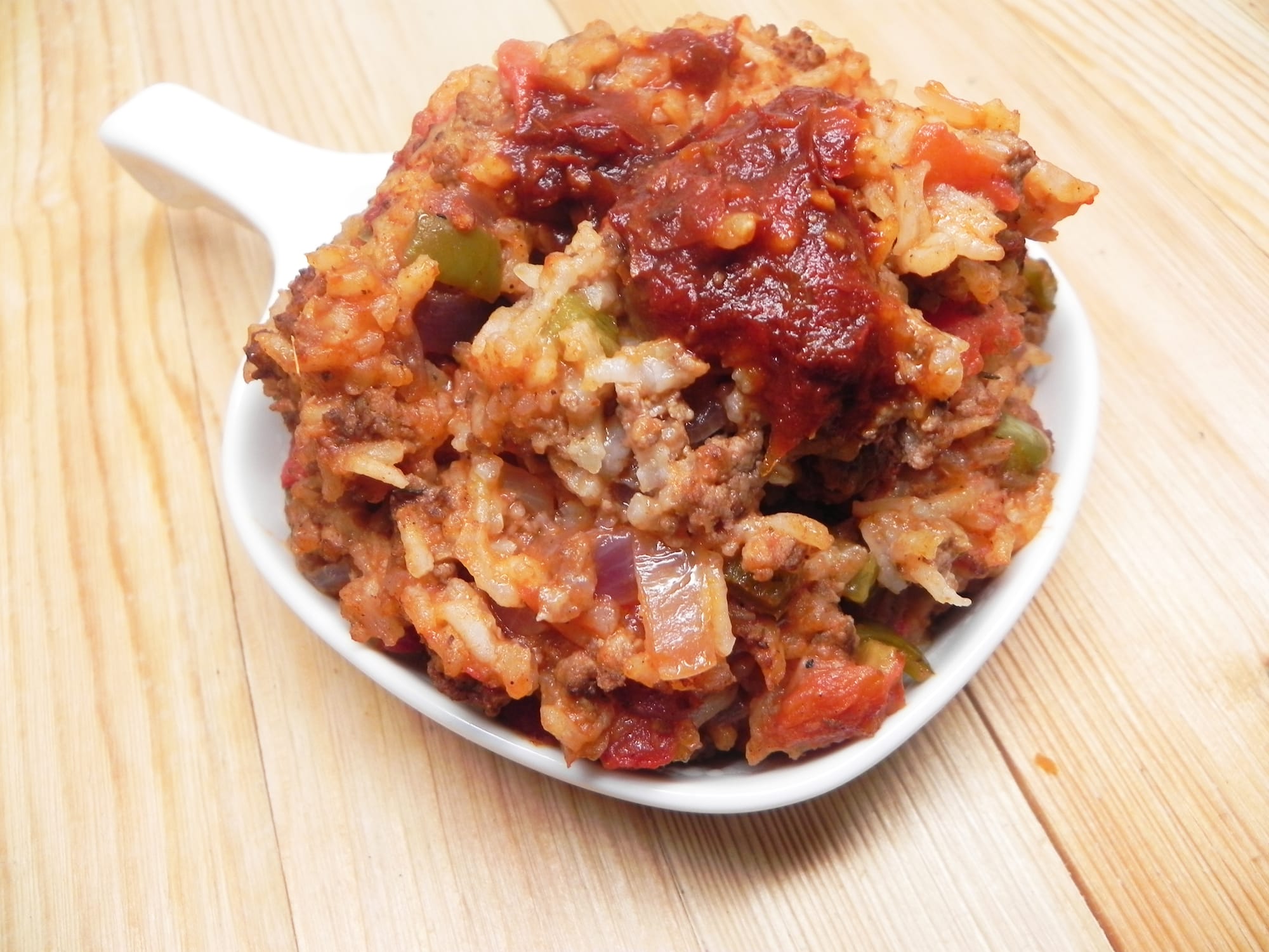 Slow Cooker Spanish Rice with Ground Beef