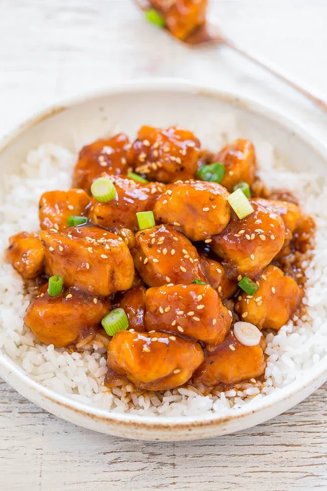 Sweet and Sour Chicken with Rice