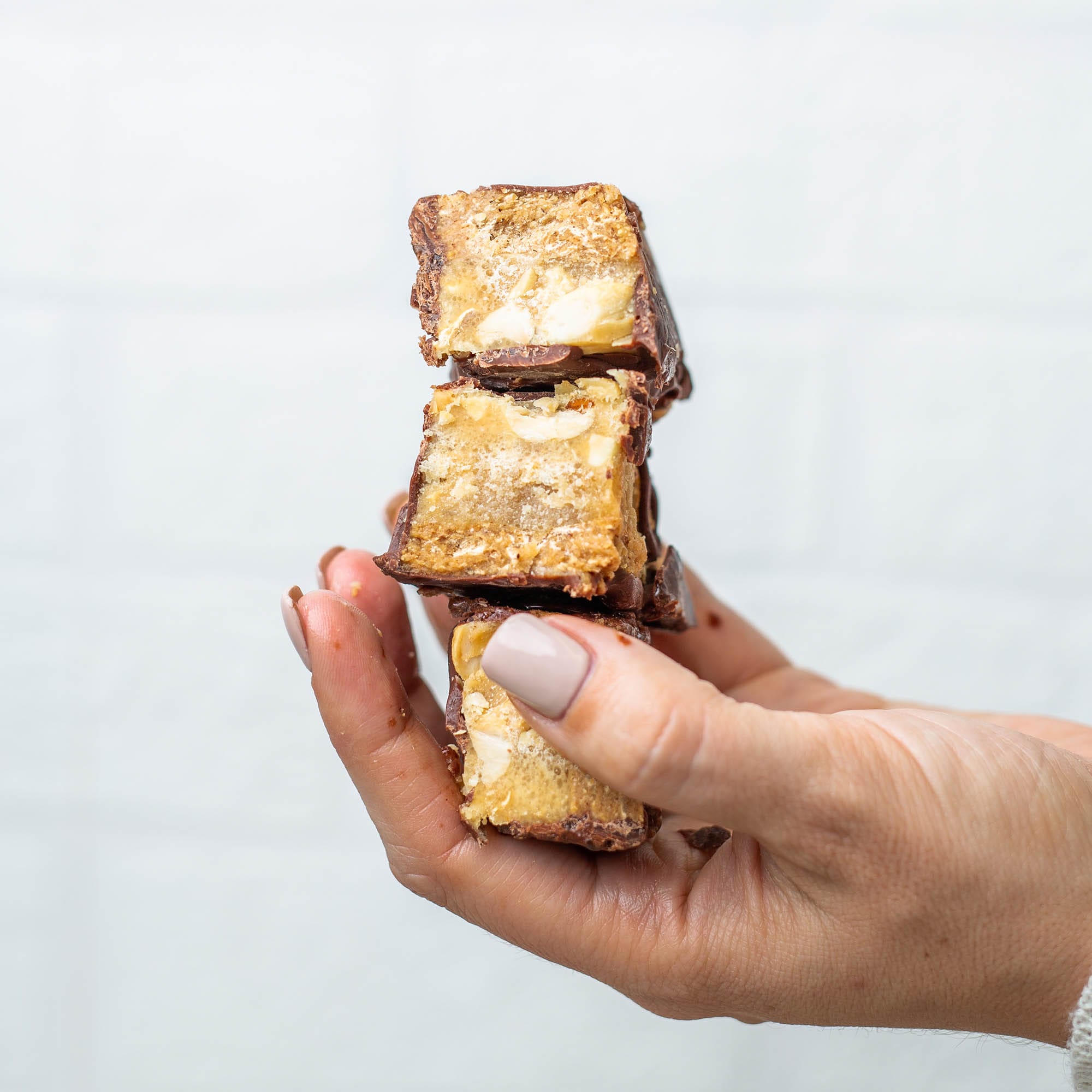 Vegan Low Fructose Chocolate Peanut Butter Snickers Bars