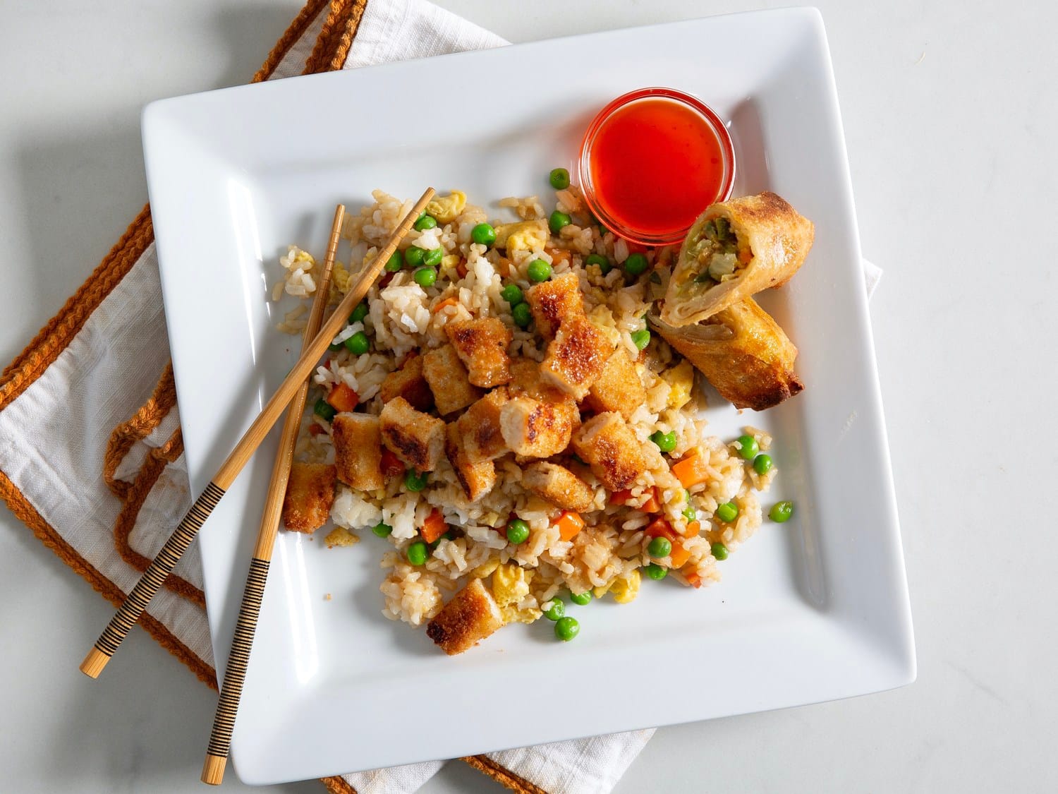 Fish Stick Fried Rice