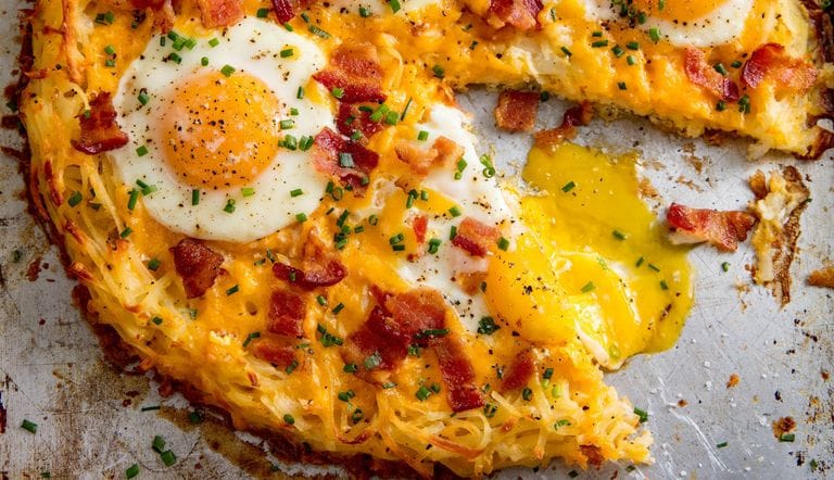Hash Brown Pizza