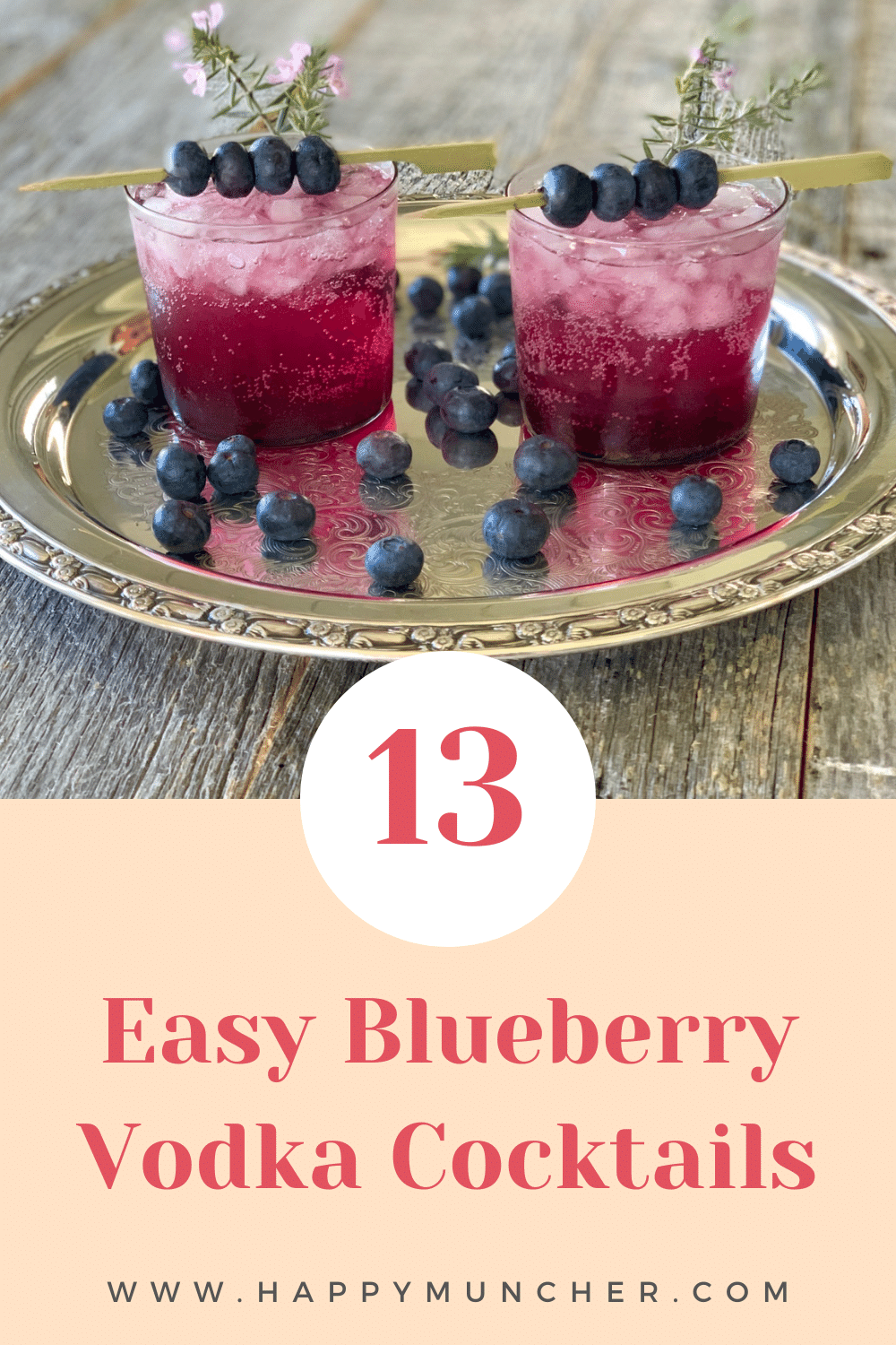 Blueberry Vodka Cocktails