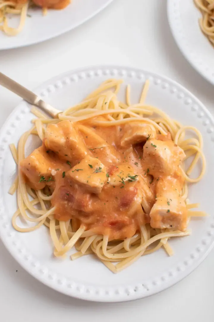 Cheesy Chicken Linguine